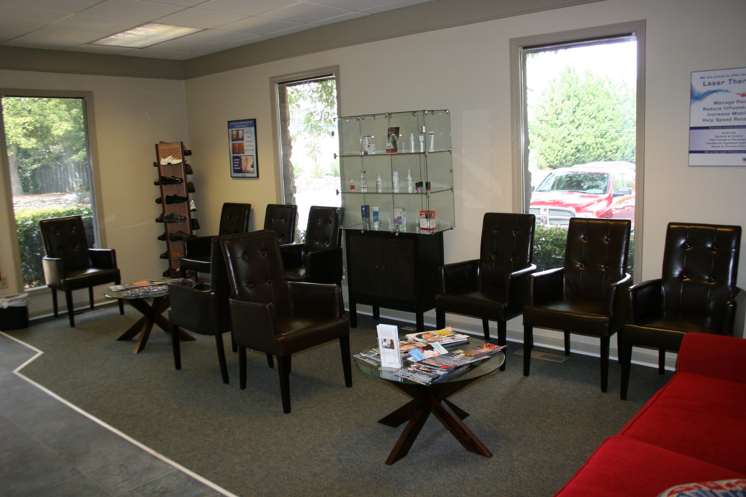 Reception Area of Podiatry Center in Fayetteville, GA American Foot