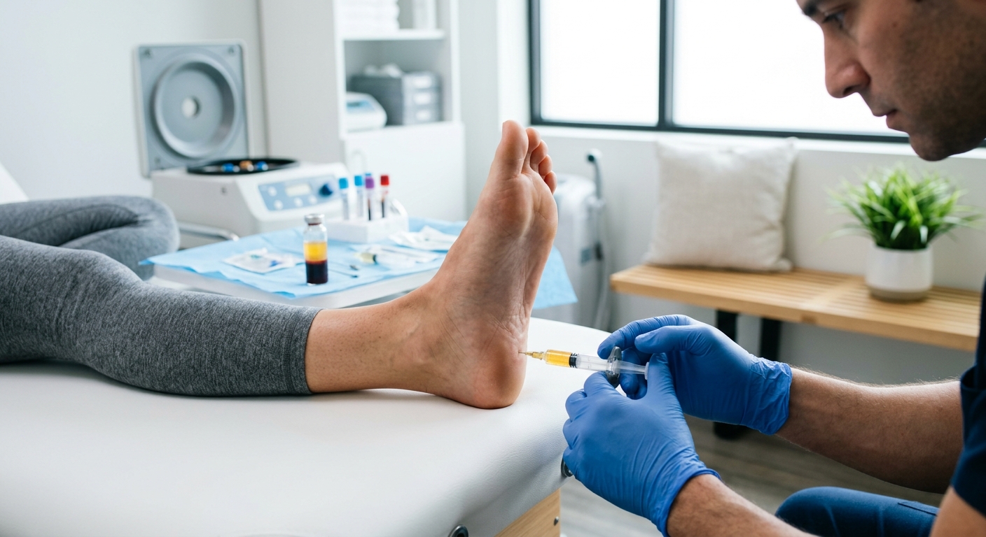 You are currently viewing PRP Therapy for Chronic Plantar Fasciitis: Healing Stubborn Heel Pain Naturally